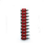 Drywall Blue Strip Concrete Coated Nails For Construction / Decoration 2.7mm