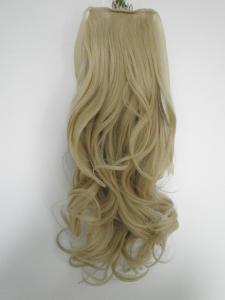 China Long Straight Synthetic Hair Pieces Drawstring Ponytail Extension wholesale