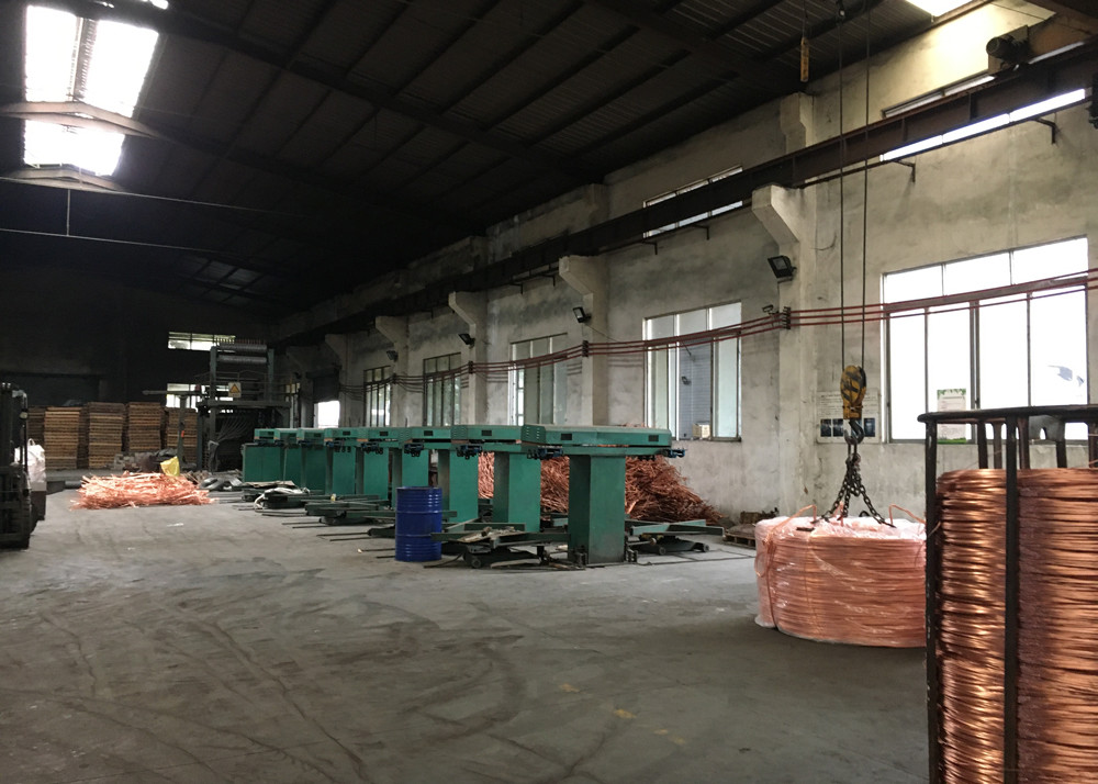 6000 Tons 8mm Continuous Copper Rod Casting Machine Oven Proction Line