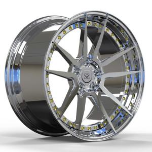 China Polished Super Concave 21 Inches GTR Forged Wheels 5x120 2 Piece Wheels wholesale