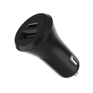 China PC ABS 5V2.4A PD18W Dual Port Car Charger wholesale