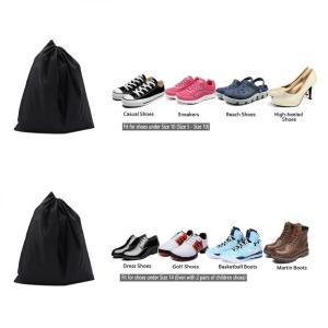 China Reusable Single Fabric Shoe Bags Waterproof Nylon Fabric Promotional wholesale