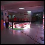 Curved Billboard Advertising LED Display Screen , 6500 Nits Full Color Video