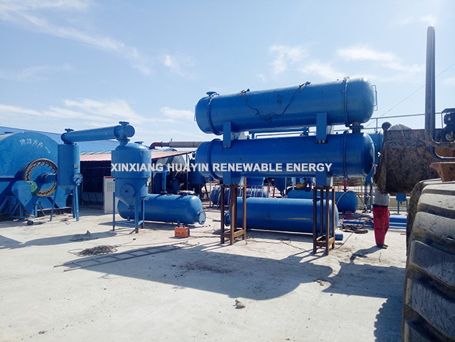 Huayin Oil Sludge Pyrolysis Plant For Oil Sludge Recycling Treatment