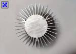 Round Shape Heatsink Extrusion Profiles , Anti Friction Aluminum Extrusion