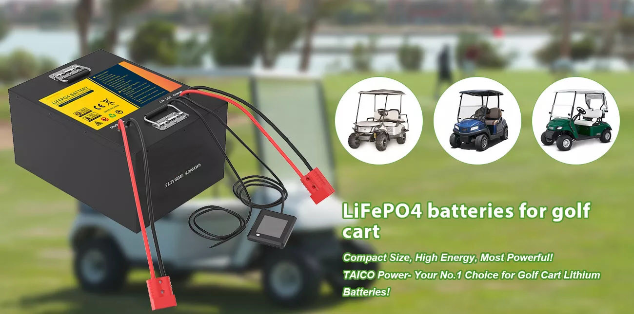 48V 100Ah 5120Wh Lithium Golf Cart Batteries CE MSDS UN38.3 approved