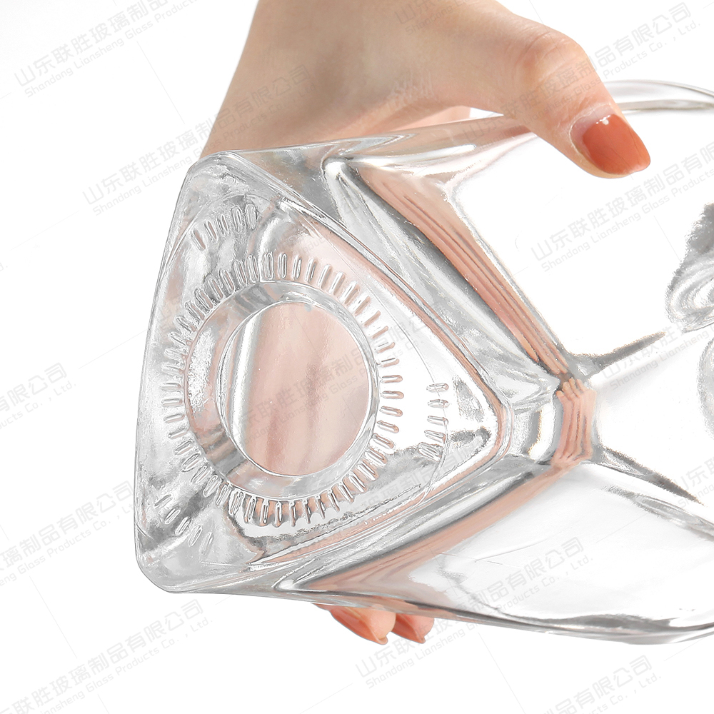 Transparent Champagne Wine Glass Bottles 500ml 750ml with Rubber Stopper Sealing Type