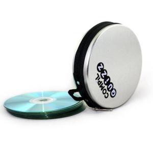 China round metal cd cases with a zipper wholesale