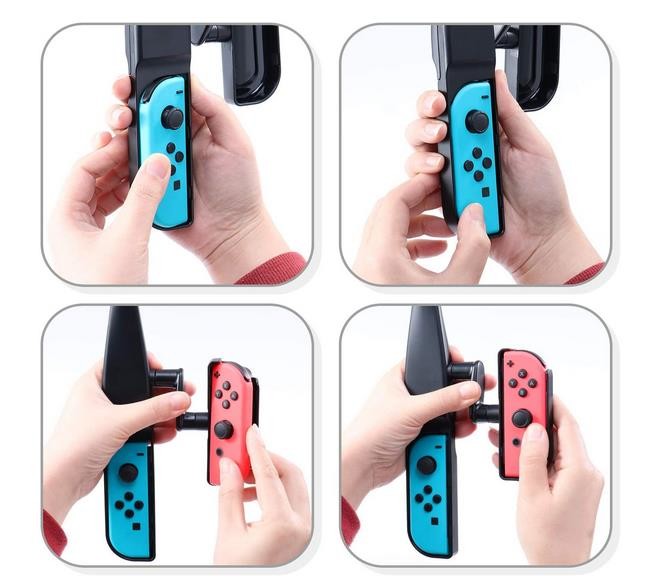 ABS Nintendo Switch Joy Con Fishing Rod Game Kit 120x120x50mm