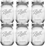 Thickened 16 Oz Wide Mouth Canning Jars Multicolour Heat Insulated