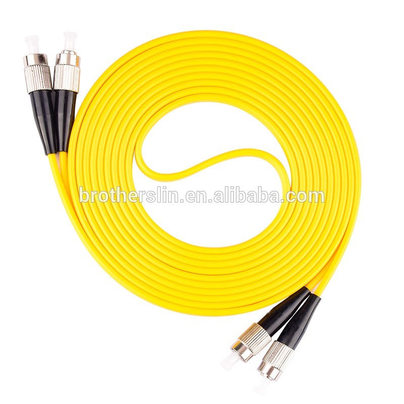 LC SC FC ST APC UPC Fiber Optic Patch Cord Single Mode Ceramic Ferrule Matetial