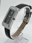 Classic Engraved Leather Strap Quartz Watch 30 Meters Water Resistance