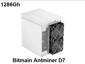China Bitmain Antminer D7 1286Gh Asic DASH Miner 3148W Powder wholesale