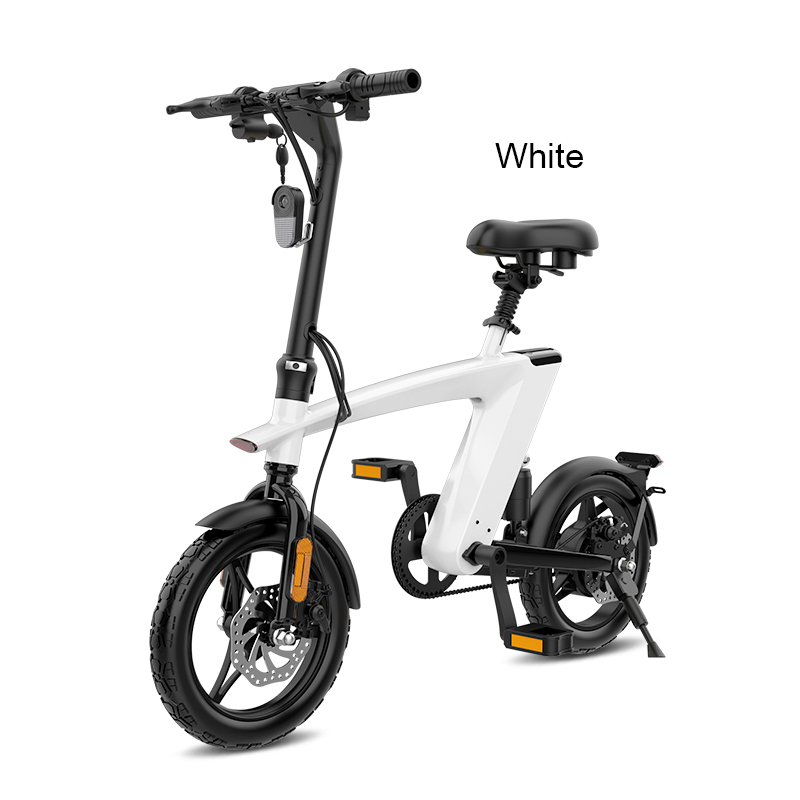 250/400W Brushless Motor Electric City Bicycle Lightweight Folding Bike for Convenient Trunk Storage and Max Load of 100Kg