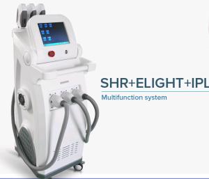 China Painless ipl +rf FHR hair removal machine/elight hair removal/ OPT ipl hair removal and skin rejuvenation equipment wholesale