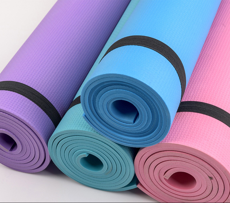 3.5mm Thickness Workout Yoga Mat 173cm*61cm NBR Machine Washable Exercise Mat