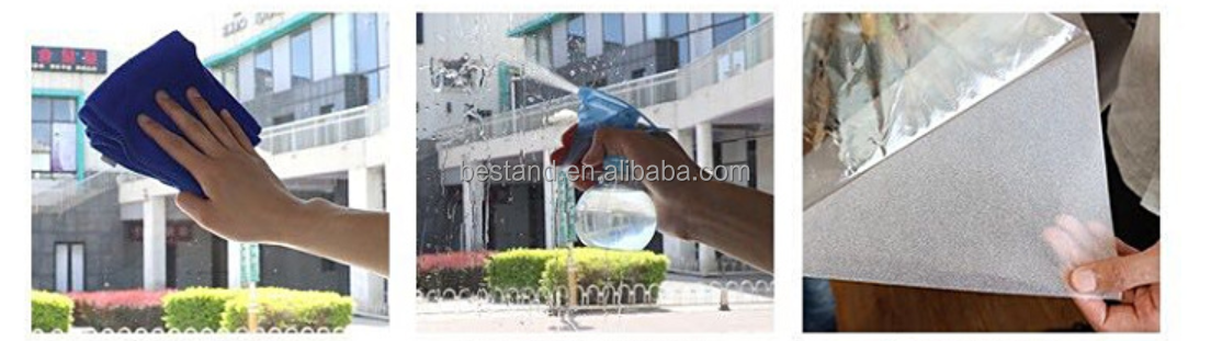 60cm Width Size Privacy-Enhancing Frosted Modern Design Solar Sticker for Home Window Tint Film