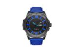 Genuine Leather Strap Alloy Case Watch Waterproof Quartz 52mm Case Diameter