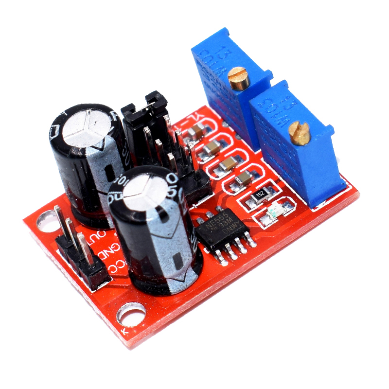 Pulse Frequency Duty Cycle Adjustable Module for Standard NE555 Stepping Motor Driver