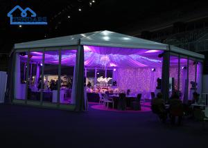 China Luxury Wedding Pagoda Tent Heavy Duty Aluminum Alloy Frame For Party Event Clearspan Structure Tents wholesale