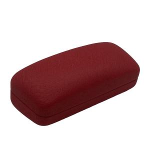 China Red 164mm Metal Glasses Case With Logo Printing wholesale