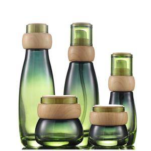 China Face Cream 50g 100ml 120ml Cosmetic Glass Bottles wholesale