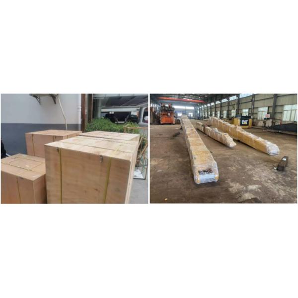 Customized size 360 Degree Rotation Grapple CAT320D Excavator telescopic Extension Arm 25 Meters