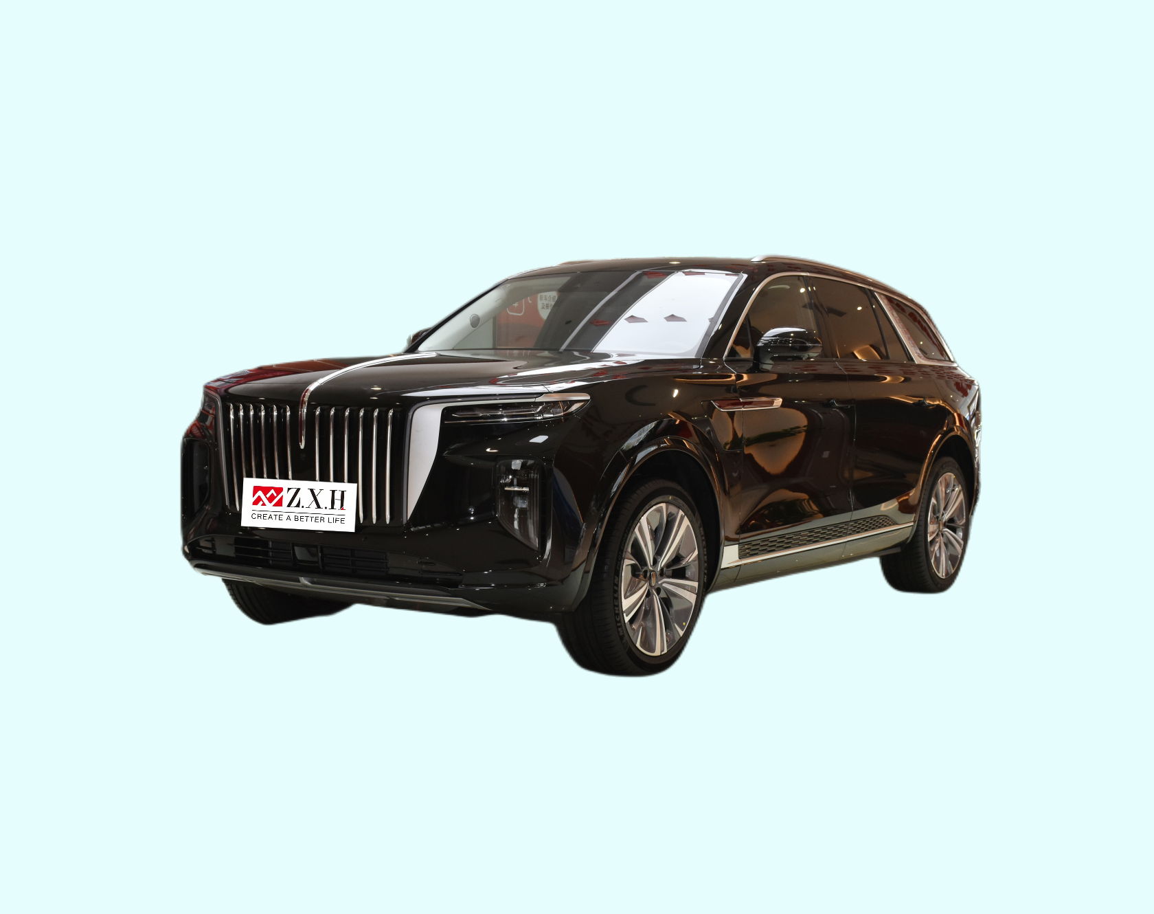 Cheapest price electric car made in China Spot luxury executive grade pure electric SUV Hong qi E-HS9 new Car