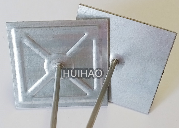 50mm Galvanized Self Stick Insulation Pins With Aluminum Pins