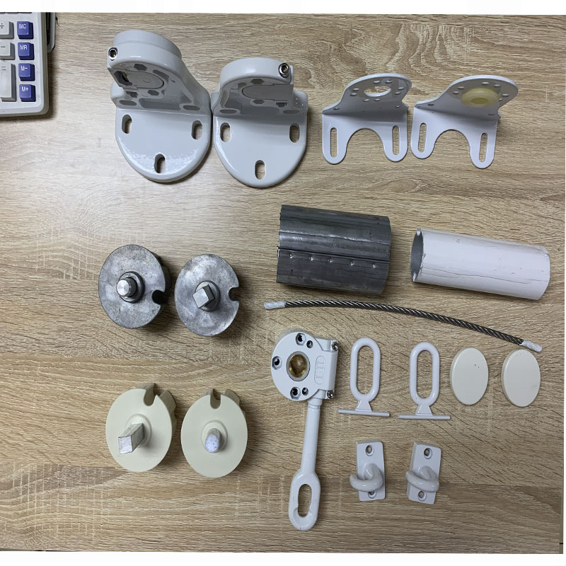 Window Sunshade Retractable Awning Parts Roller Blinds Accessories 70mm Aluminum Square/ Round Reel Plug