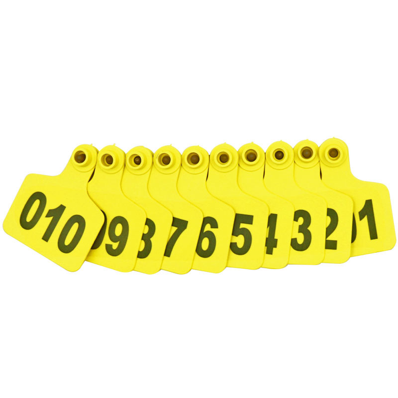 Barcode Cow Number Tags 100mm Cow Tag Numbering System