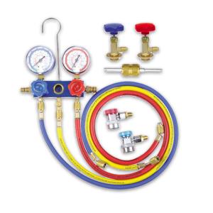 China Aluminum Commercial Refrigeration Repair Parts HVAC AC Manifold Gauge kit wholesale