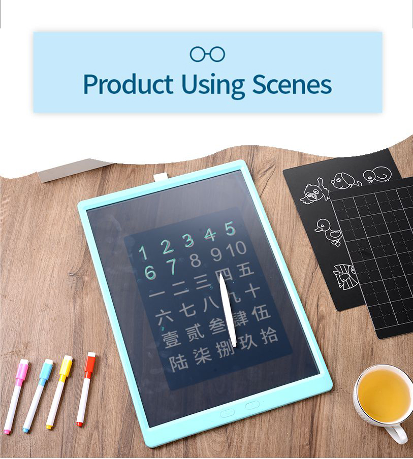 ODM CMOS Paperless LCD Writing Board Electronic Doodle Pad 21 Inch