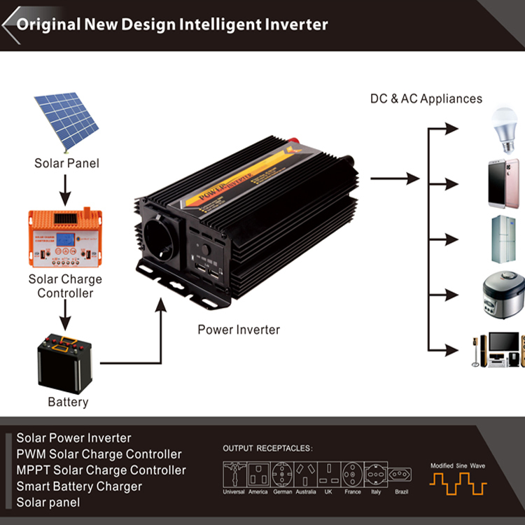 High Specifications Solar Inverter Oem Golden Supplier Solar Inverter 500W Golden Supplier Solar Light Inverter