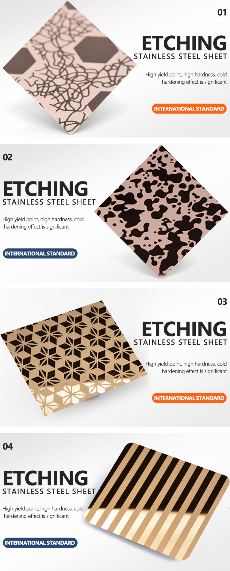 4x10 Decorative Stainless Steel Sheet Length 6000mm For Decorating Hotel Villa