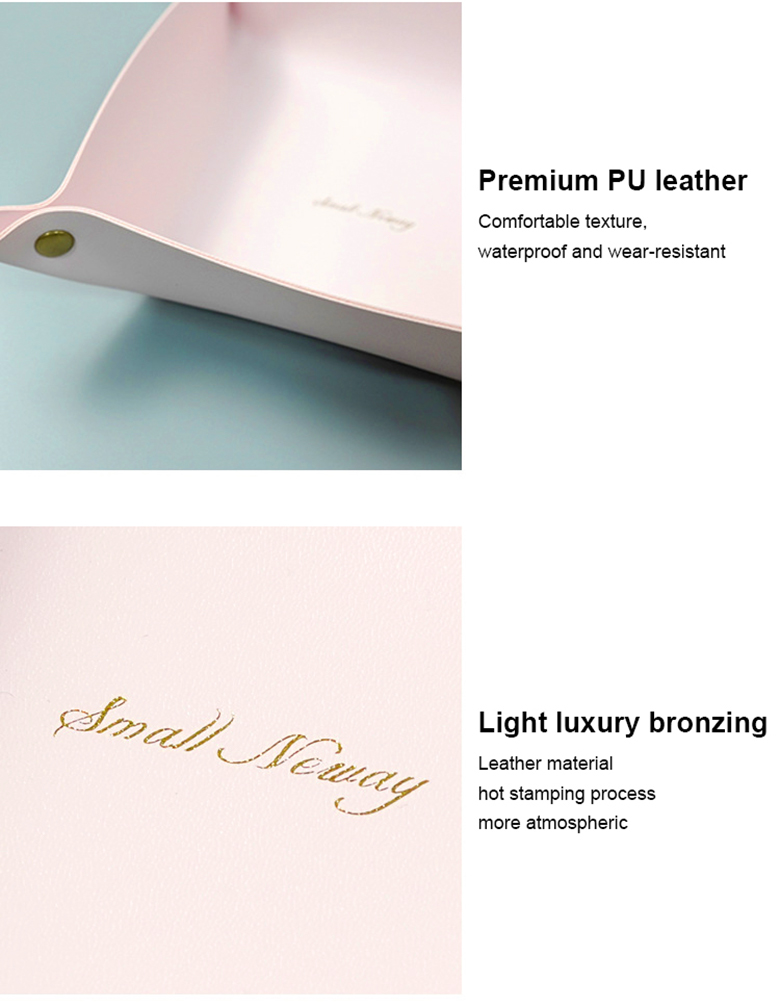 Multifunctional Washable PU Leather Portable Cosmetic Storage Box with 1-3L Capacity