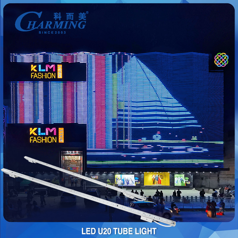 Mini 3D Effct RGB LED Light Tube U20 For Outdoor Decoration / Bridges