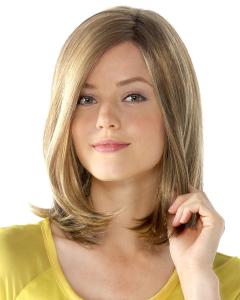 China Natural Looking Light Blonde Bob Wig With Bangs High Temperature wholesale