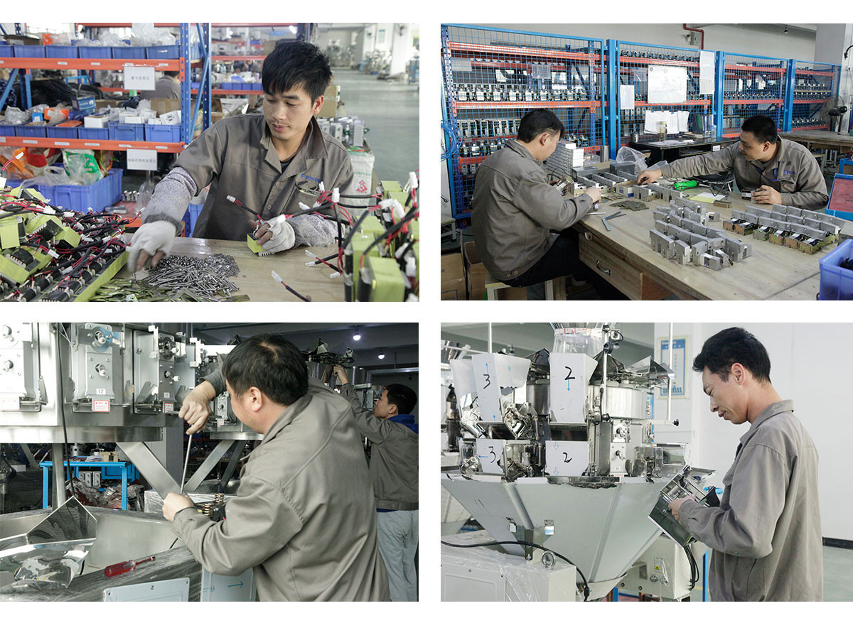 20 Head Kenwei Multihead Weigher For Weighing 1000g Beans