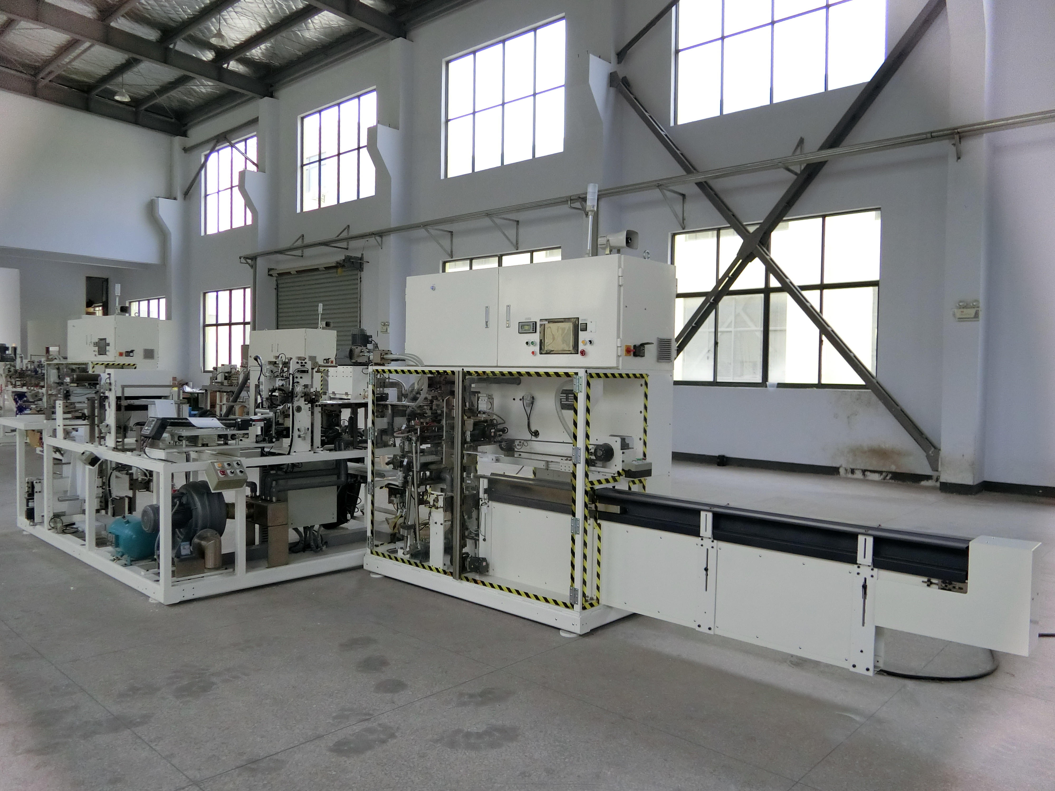 Full Auto Sanitary Towel Packaging Machine Stable Performance Easy Operate