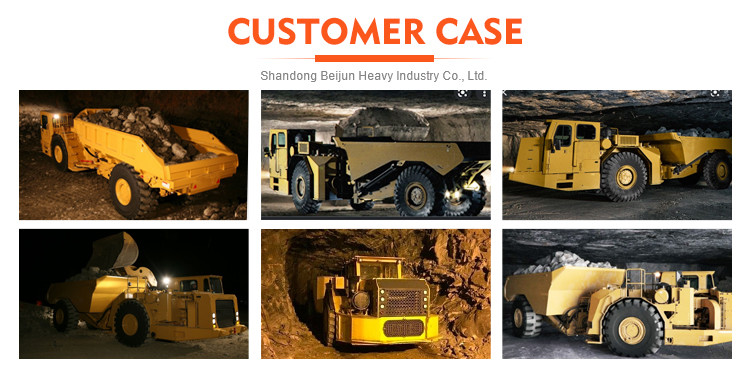 Yellow 129kW Power Diesel Articulated Haul Truck Four Wheel Drive