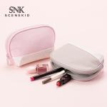 Portable Small Shell Shape Canvas Zipper Cosmetic Bags