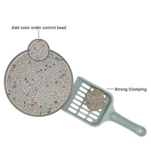China Strong Clumping Cat Litter Sand Easy Clean Kitty Litter Sand wholesale