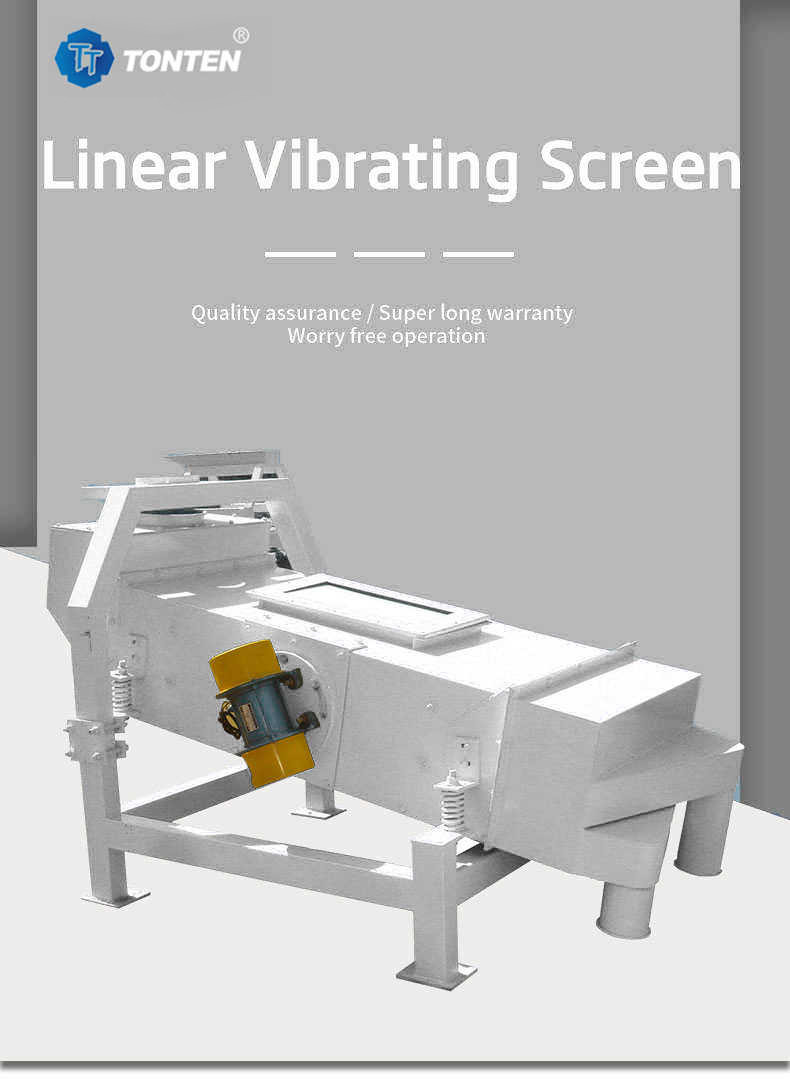 Industrial River Sand Screen Mine Sand Linear Vibrating Screen Machine