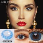 Soft 14.5mm 3 Tone Natural Sterling Gray Contact Lenses Yearly