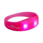 Programmable Radio Controlled LED Flashing Lighted Silicone Wristbands Bracelets