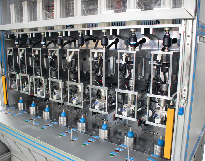 8 Station Valve Core Comprehensive Performance Testing Platform 0 - 10bar Leak Testing Equipment