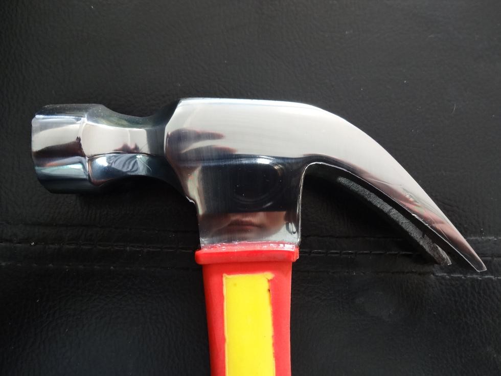 Claw Hammer (CLHM-01) with mirror polishing surface and TPR handle