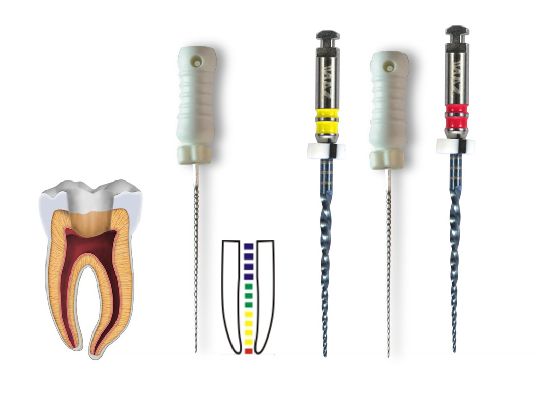 Niti 2.5N/CM Endodontic Rotary File Systems Blue Nano Coating