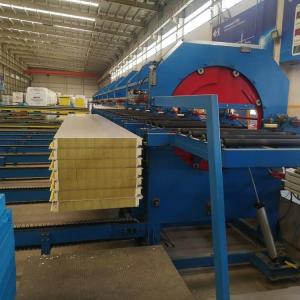 China Prefabricated Rockwool 100mm Sandwich Panel for Roof Building wholesale